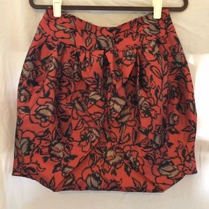 Anthropologie Eva Franco Floral Bubble Skirt